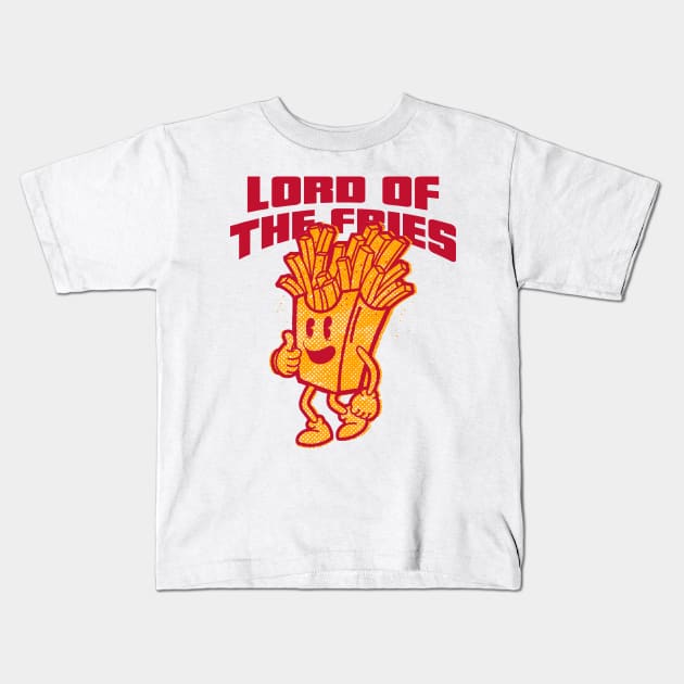 Lord of the Fries Kids T-Shirt by Cementman Clothing